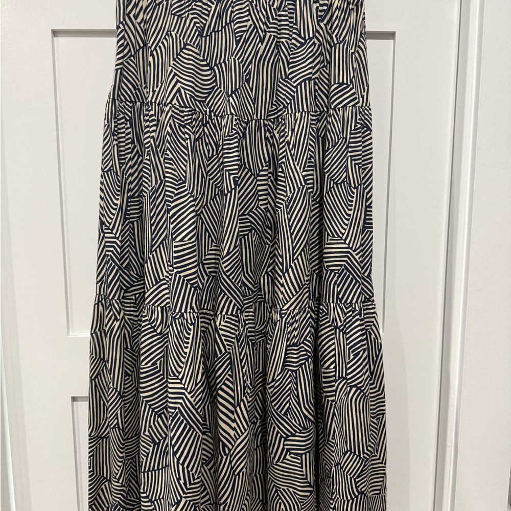 STAUD Sea Skirt ~ Navy Mosaic. Size 6. Worn once - Picture 8 of 13
